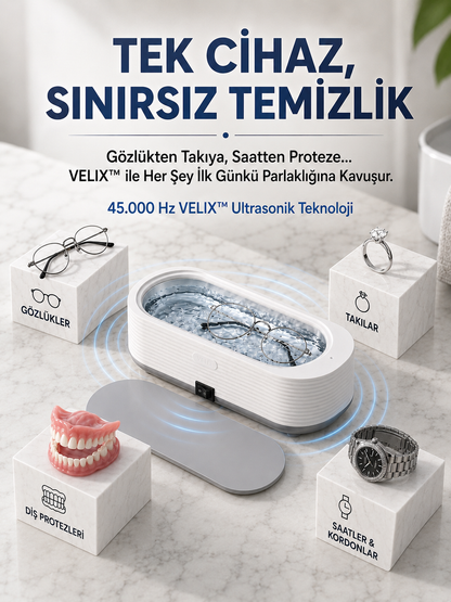 VELIX™ Ultrasonik Temizleme Cihazı (Pro Serisi)